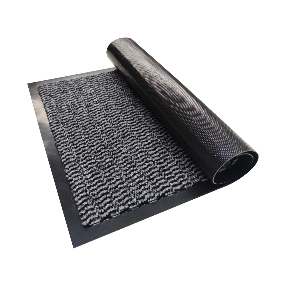 Anti-Slip PVC Backing Cut Pile Indoor Outdoor Front Dirt Trapper Door Mat