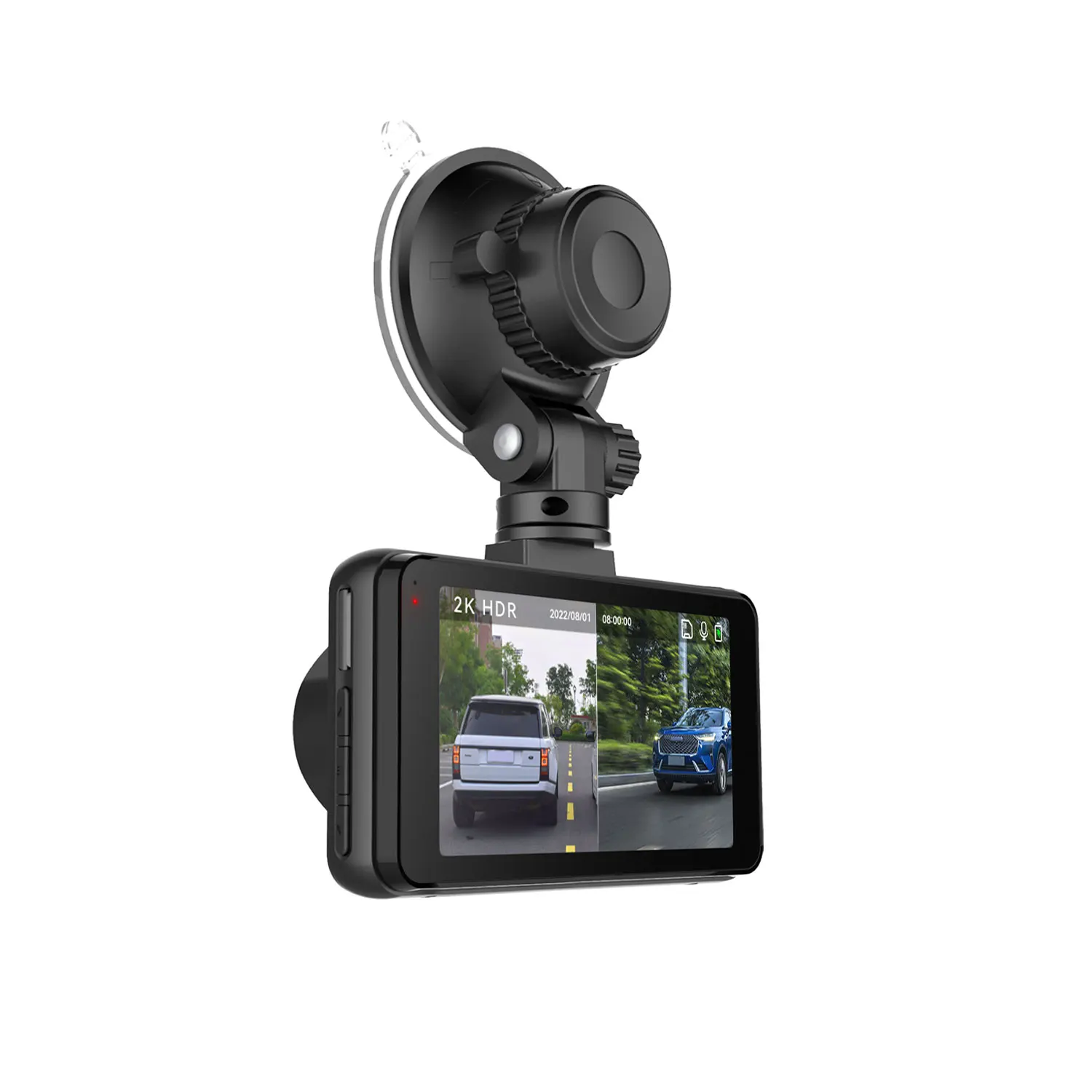 Top Quality Build-in Dashcam 360 Degree 2 Channel 2k Wifi Dash Cam