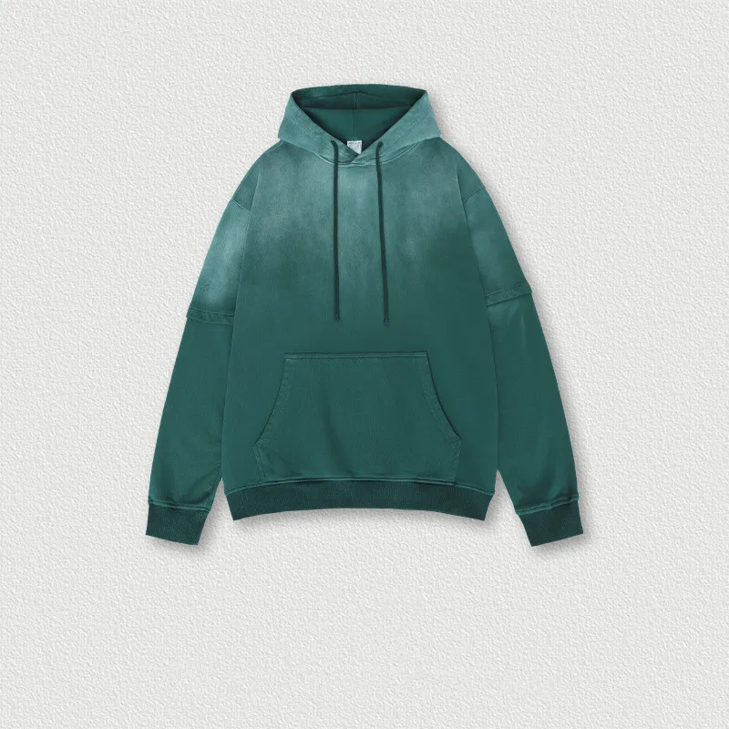 Fashion New Autumn and Winter Dragon Fruit Color  Hoodie Loose Hip-hop Couple Pullover French Terry Hoodies