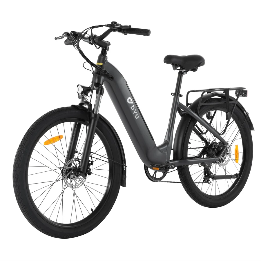 2023 DYU C1 Electric Fat Tire Bicycle Wholesale Adult Ebike Electric City Road Bike Buy electric bicycle sales