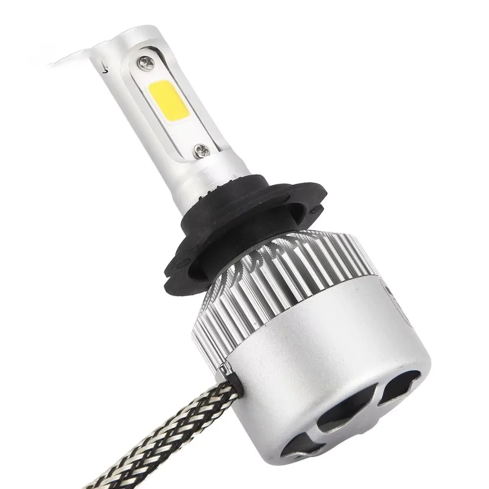 S2 High-Powerful 40W CSP LED Headlight Bulbs 8000LM Car H11 H13 COB H4 6000k White Red High 12V 6500k Conversion   Ford