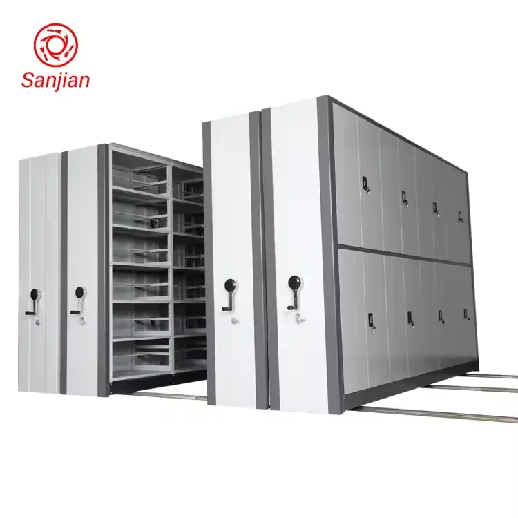 Customized Shelves Heavy Duty Metallic Double-sided storage shelves units for Library and archives