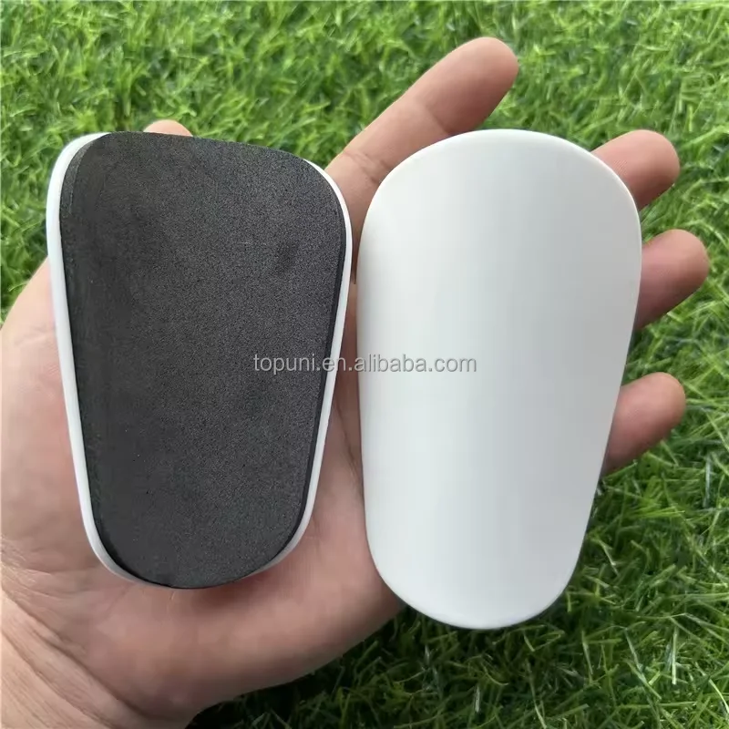 Customized 10*6cm Polyester Shin Guards Adults Custom Multi-Color Logo Stabilizer Mini Shin Pads Football Custom Protection