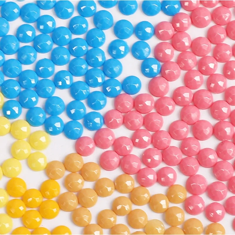 Diamond Painting Accessories DMC 447 Colors Drill Diy 2.8mm 2.5mm Round Square Resin Rhinestone
