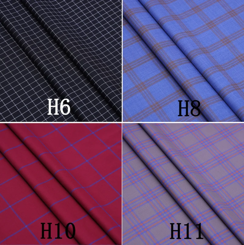 Suit fabric 100% Wool plaid style super 120 Yarn 280g Weight Wide Width with 0.1M Zero Shear Sampling Support Full Wool Product