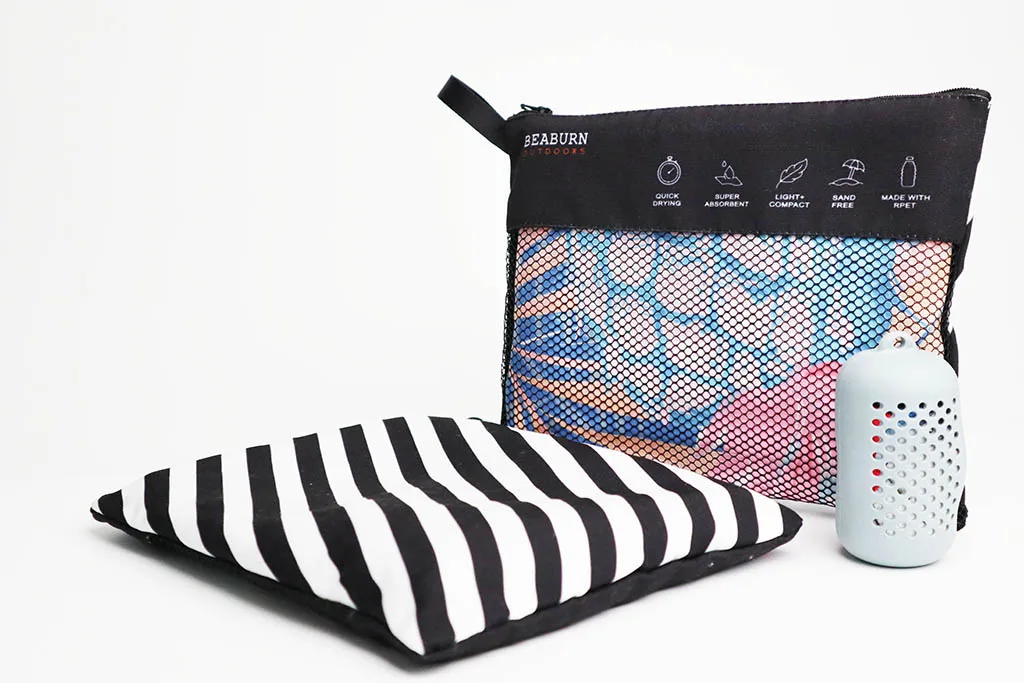 free sample custom low MOQ print anti sand free microfiber beach towel