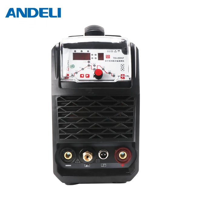  ANDELI TIG-250GP 110 В/220 В умный портативный однофазный инвертор постоянного тока Импульсный сварочный аппарат tig
