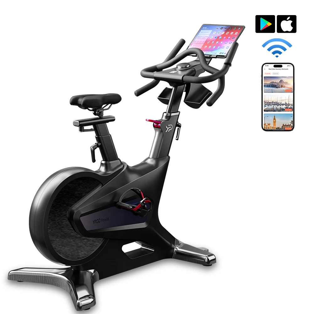 YPOO 22KG flywheel Spinning bike fitness Hot selling indoor sports exercise bicycle fitness spinning bike with YPOOFIT APP