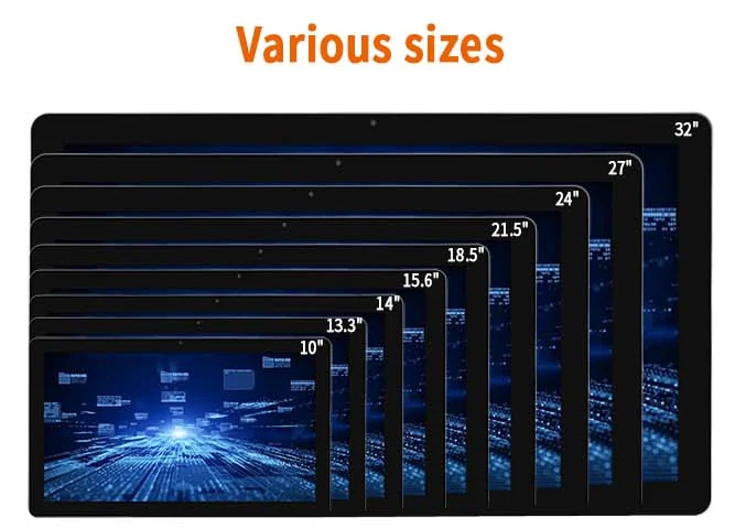 21.5 Inch RK3288 / RK3568 / RK3399 / RK3588 Android All In One Touch Screen Digital Signage Smart Factory Automation ESOP