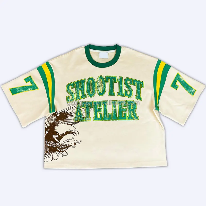 drop shoulder vintage oversized heavyweight t-shirt manufacturer custom cotton acid wash graphic boxy cropped t shirt for men