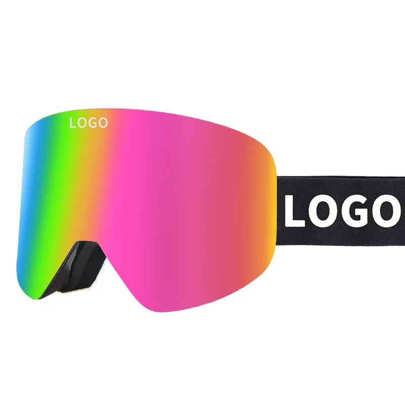 Yijia Optical Popular Ski Goggles OTG for Men Women Youth Snow Sports Dustproof Scratch Resistant Anti Fog Locking Magnetic Lens