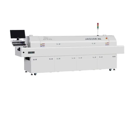 Sell cheaply F8-500 Large eight  zone lead-free hot air SMT reflow soldering machine  for SMT production line