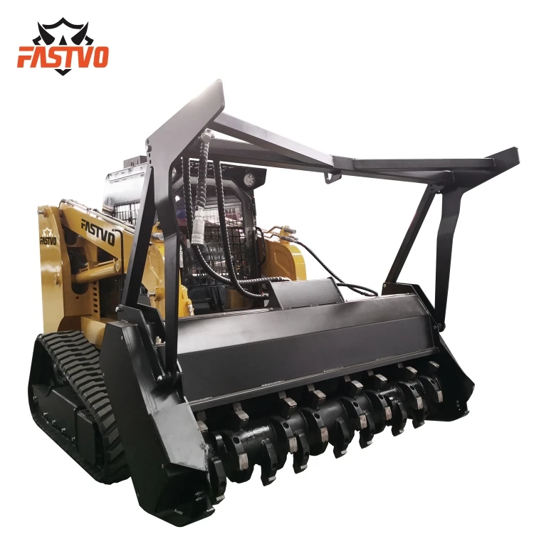 Fastvo Skid Steer Loader  Mulcher Forestal Tree Mulcher Forestry Mulcher