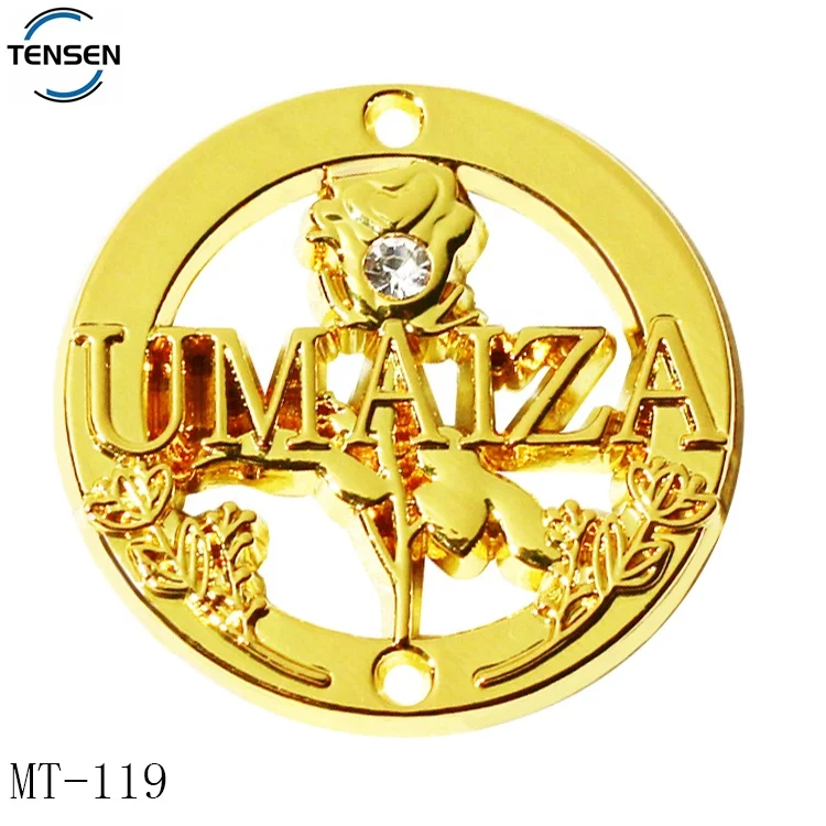 fashion clothing tag logos metal tag scarf custom engraving letter metal label plate for bikini