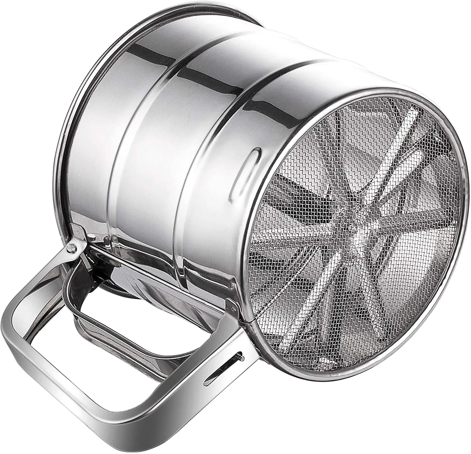 Premium Stainless Steel Shaker Double Layers Sieve Cup Flour Sifter for Baking Strainer sifters