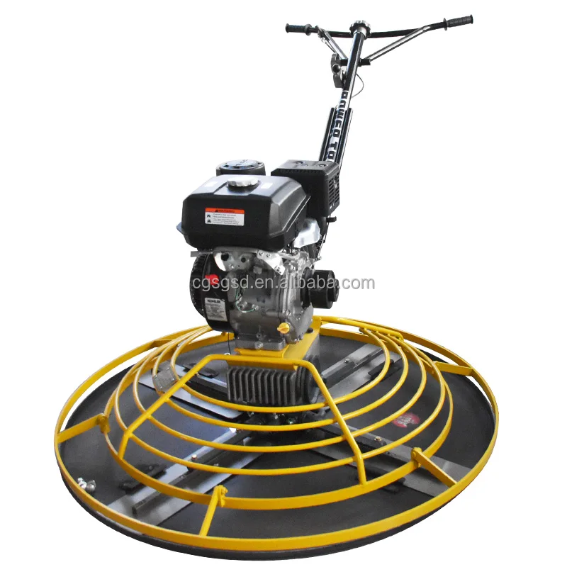 Hand push type concrete finishing mini power trowel machine walking behind power trowel 1000mm