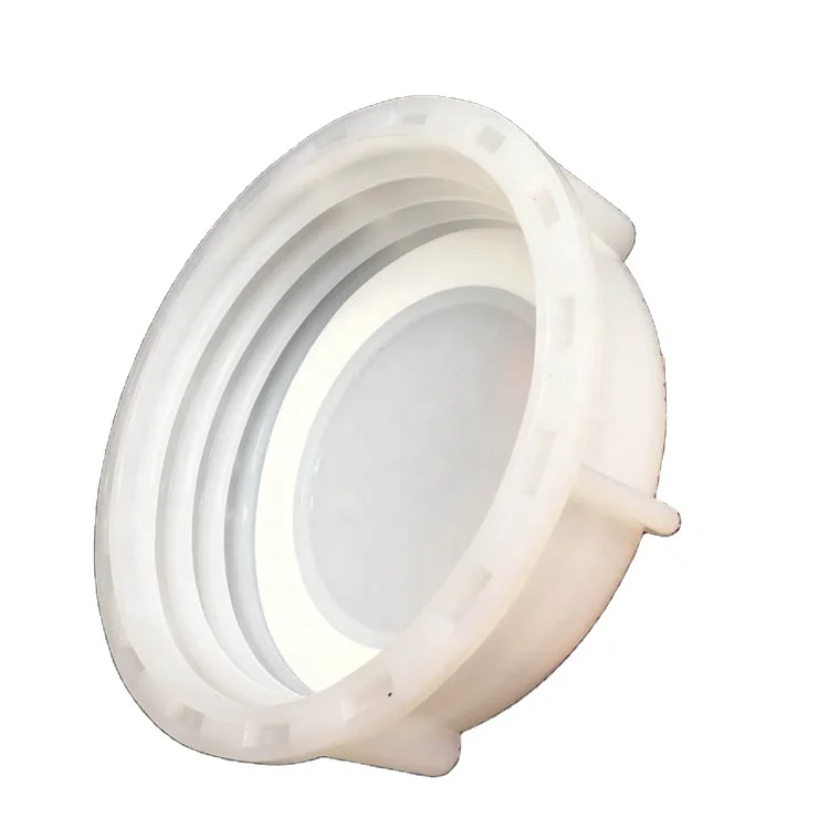 3inches 100mm S100x8 thread plastic white cap lid for 1000L ibc tank valve