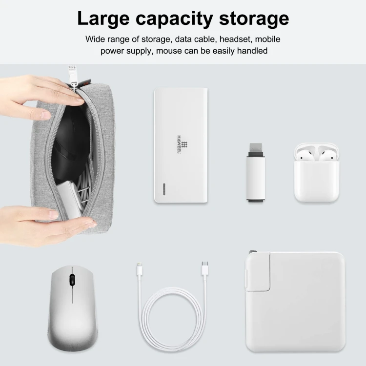 OEM HAWEEL Electronic Organizer Storage Bag for Charger, Power Bank, Cables, Mouse, Earphones