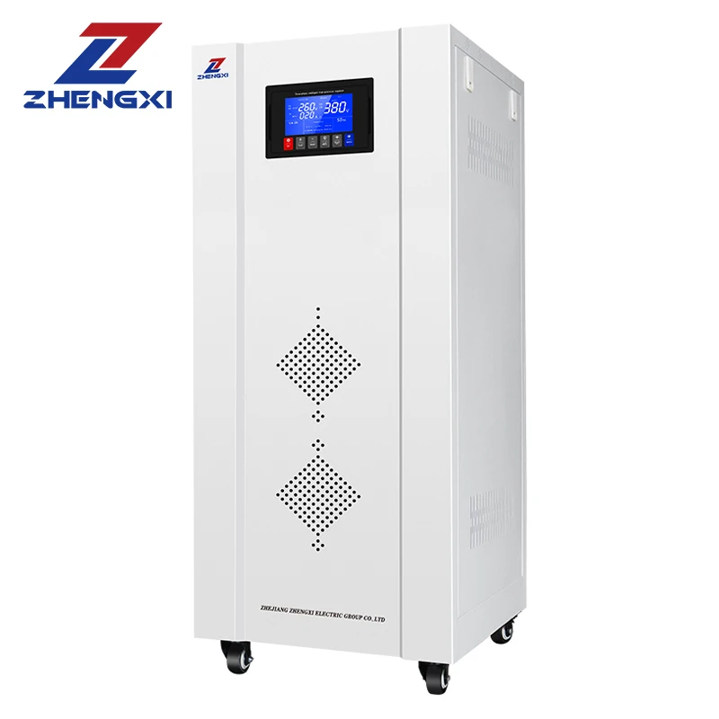 China Manufacture Supply 380V 400V Three phase AVR 100KVA 120KVA automatic voltage stabilizer voltage regulator for industry