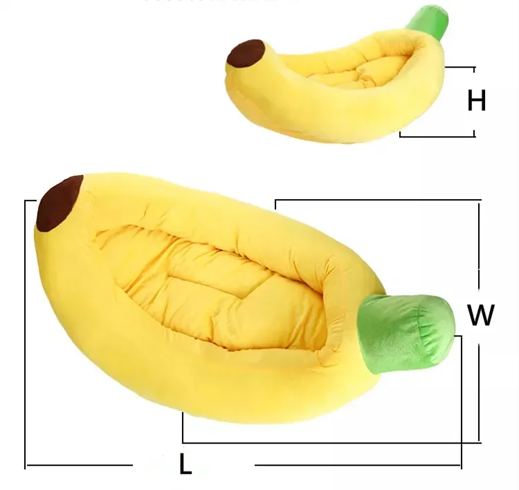 Banana Litter Pet Mat Cotton Litter Cat litter Cat Kennel Removable And Washable Dog Mat For Large Dogs