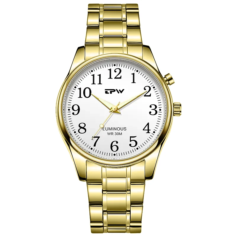 mens luxury full luminous dial watches stainless steel wholesaler custom logo wrist watch man orologio al quarzo