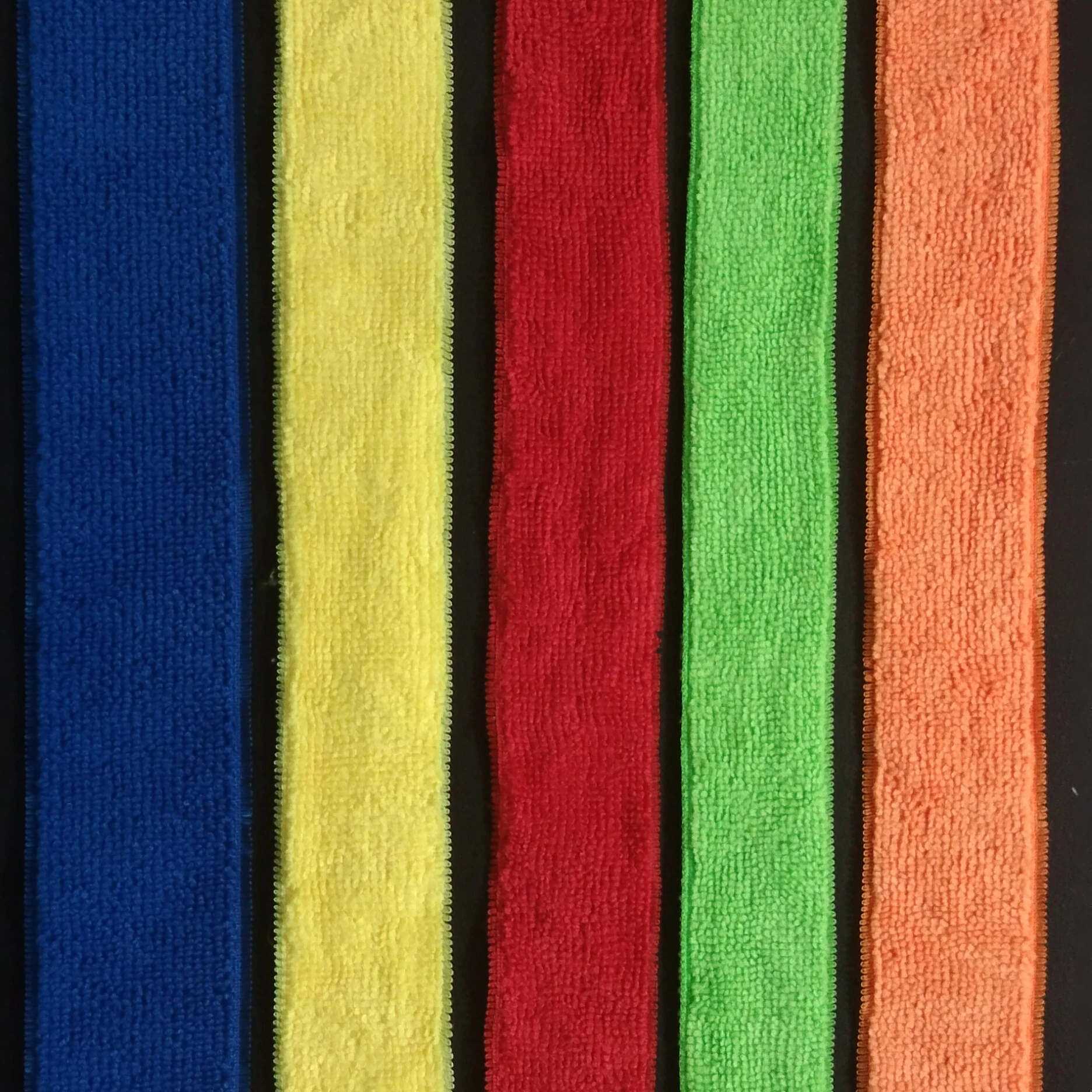 Super Absorbent Microfiber stripe  Rag for Mop Cleaning Cloth