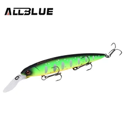 ALLBLUE GEEKO 132SF Rattle Wobbler Fishing Lure Slow Floating Minnow bait