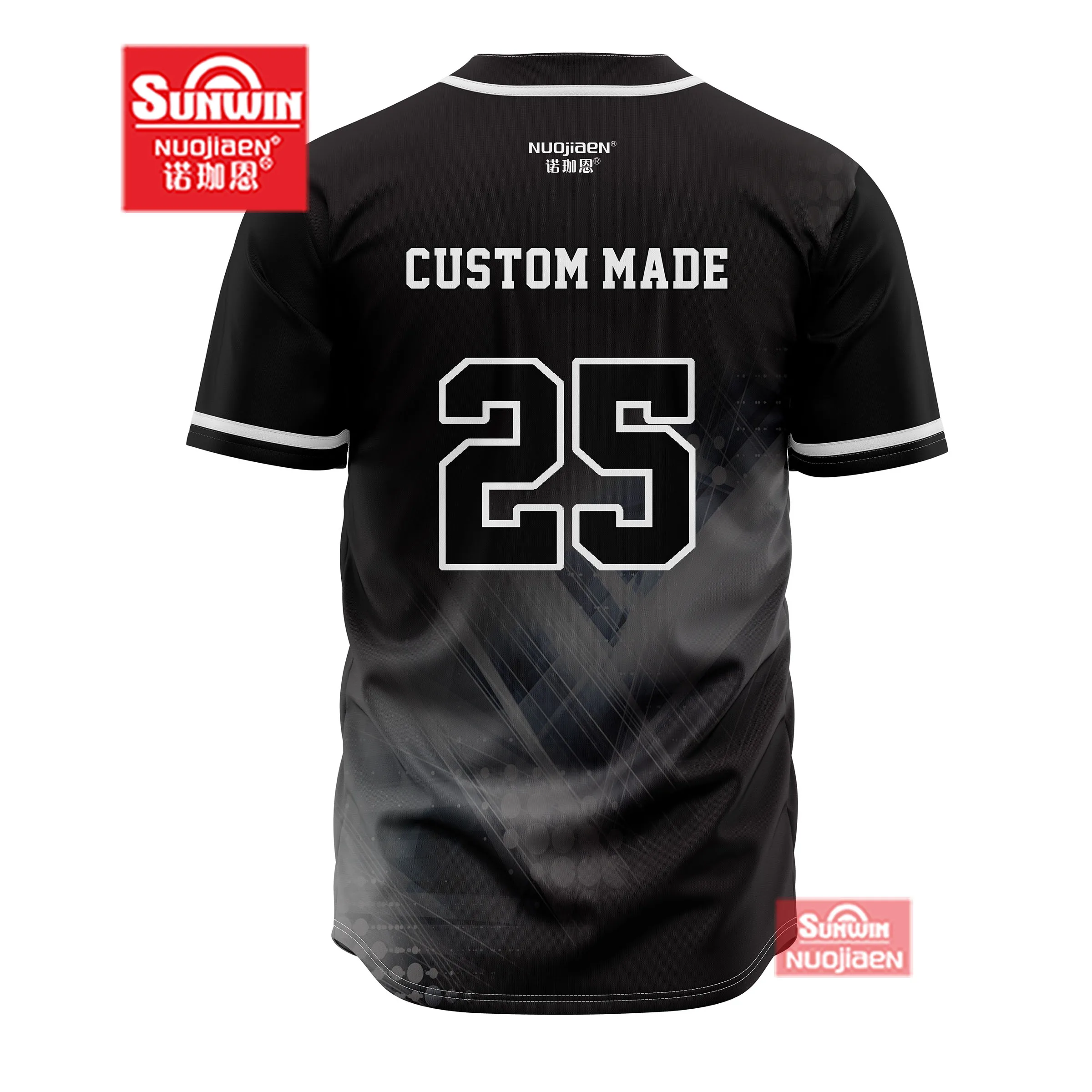 2020 logo wholesale sublimation new york team blank v neck mens uniform Custom baseball t shirts