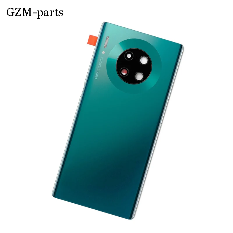 GZM-parts Mate 30 Pro Rear Housing For Huawei Mate 30 Pro Glass Back Cover Repair  Phone Battery Door Case + Camera Lens