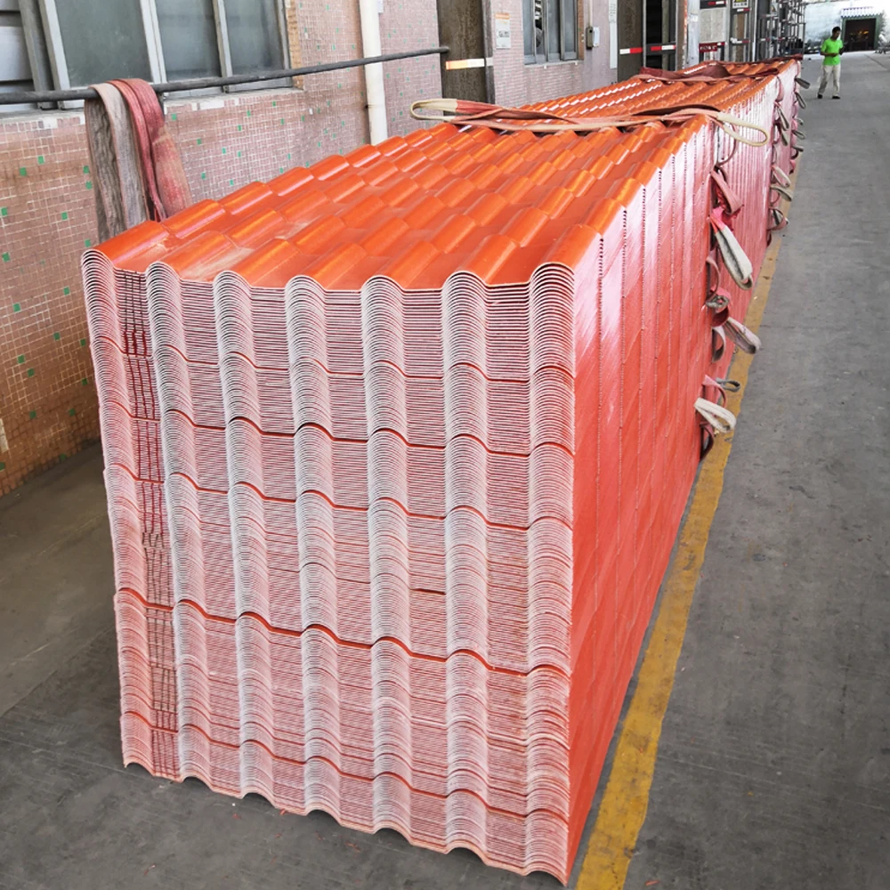 Synthetic resin roofing sheet  spanish roofing tile pvc plastic roof tile