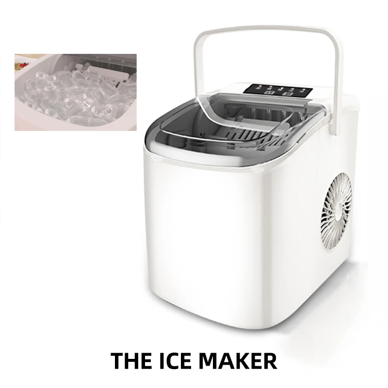 Ice cube machine 12kg Home Mini Making Stainless Steel Ice Maker