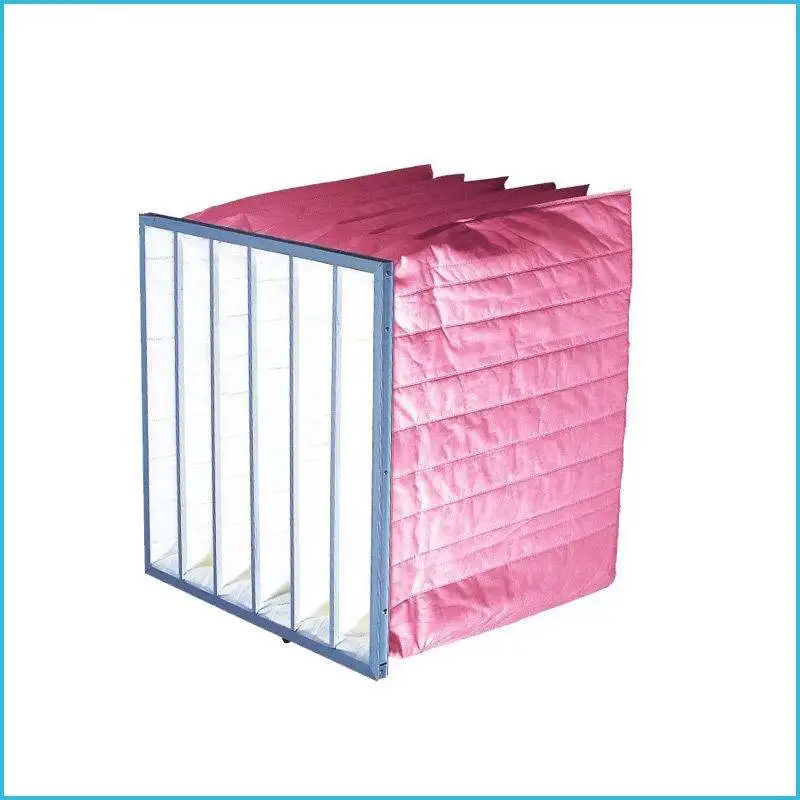 Professional Custom Air Filter Pocket Filters Type Central Air Conditioner Non-Woven F7 Filter