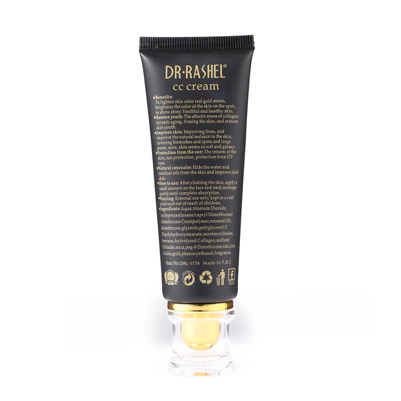 DR.RASHEL 50 мл 24 карат золотой коллагеновый крем увлажняющий телесный макияж коричневая основа цвета слоновой кости консилер для