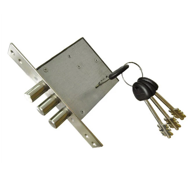 8550 high security mortise 4 point bolted door lock steel roundbolt russian mortise door  lock for wooden doors