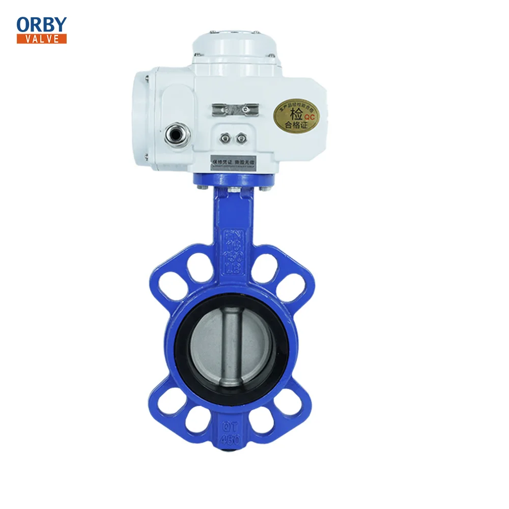 Electric Actuator ON/OFF Modulating Valve Electric Butterfly Valve for Water pool pn10/16 12 inch DN300