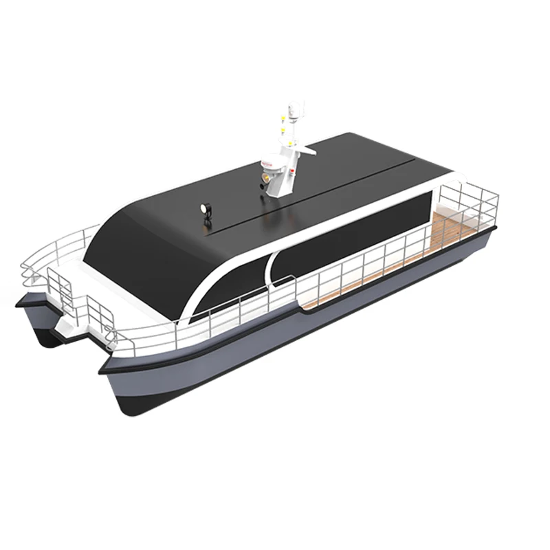 Certified 12m Marine aluminum Catamaran passenger boat with 40 luxury seats