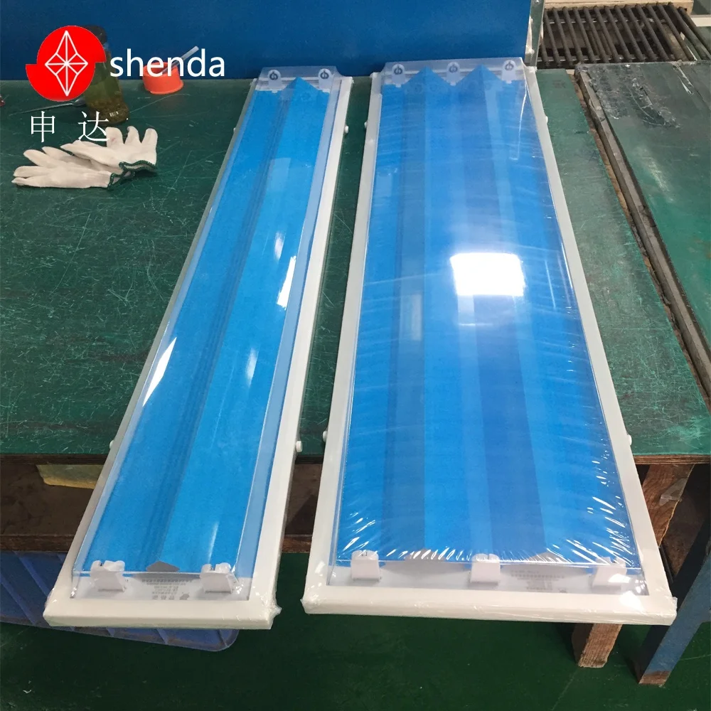 
IP20 LED t5/t8 2X18W dustproof cleanroom led ceiling light fixture 