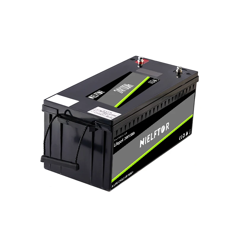 Lifepo4 Battery 24V100Ah System For Outdoor Power, Golf Cart, Ship Cutting Room, Forklift Truck