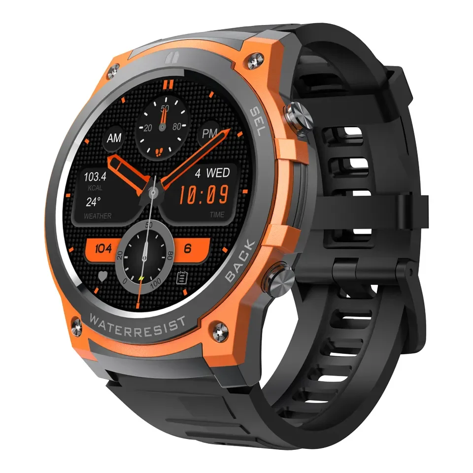 for DM55 Sport outdoor Smart watch 2023 big Screen AMOLED smartwatches for men Fashion IP68 400MAH BT call smartwatch