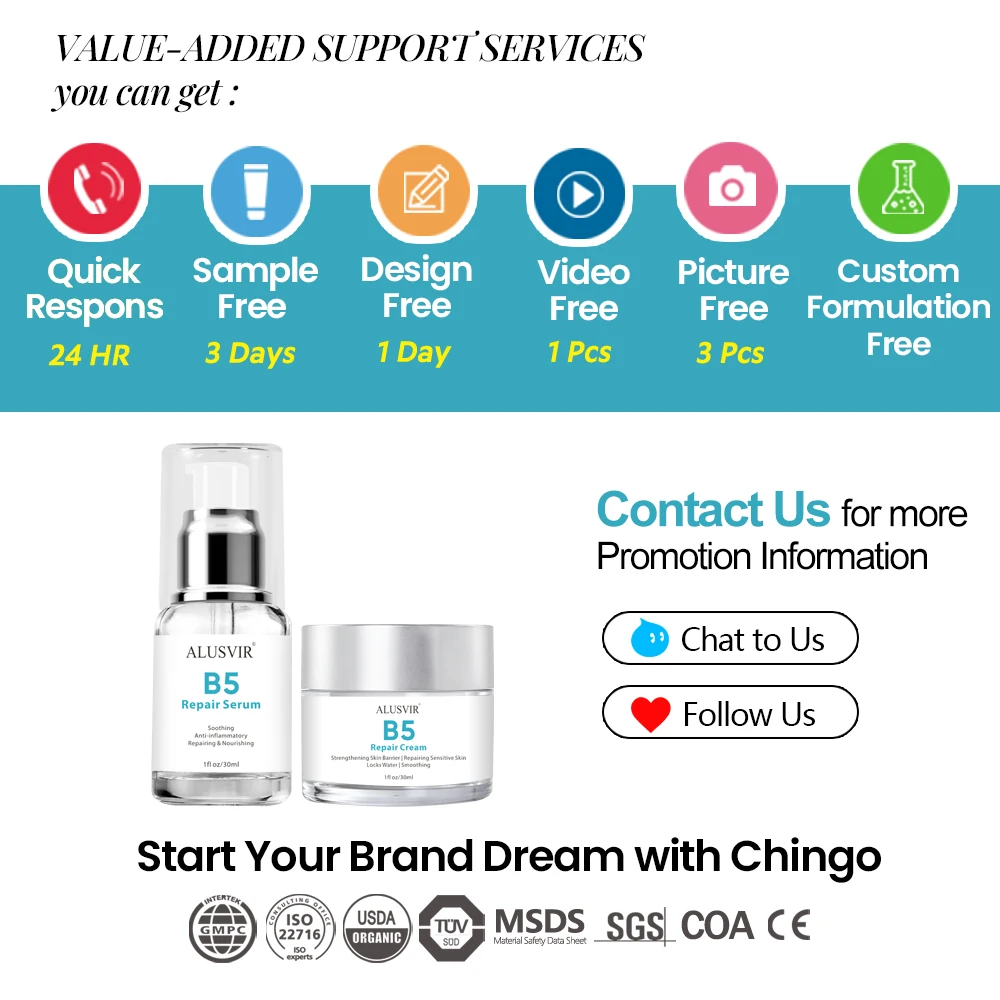Vitamin B5 Repair Cream Wholesale Skincare Products Moisturizing Soothing Acne Redness Face Moisturizer Cream & Lotion