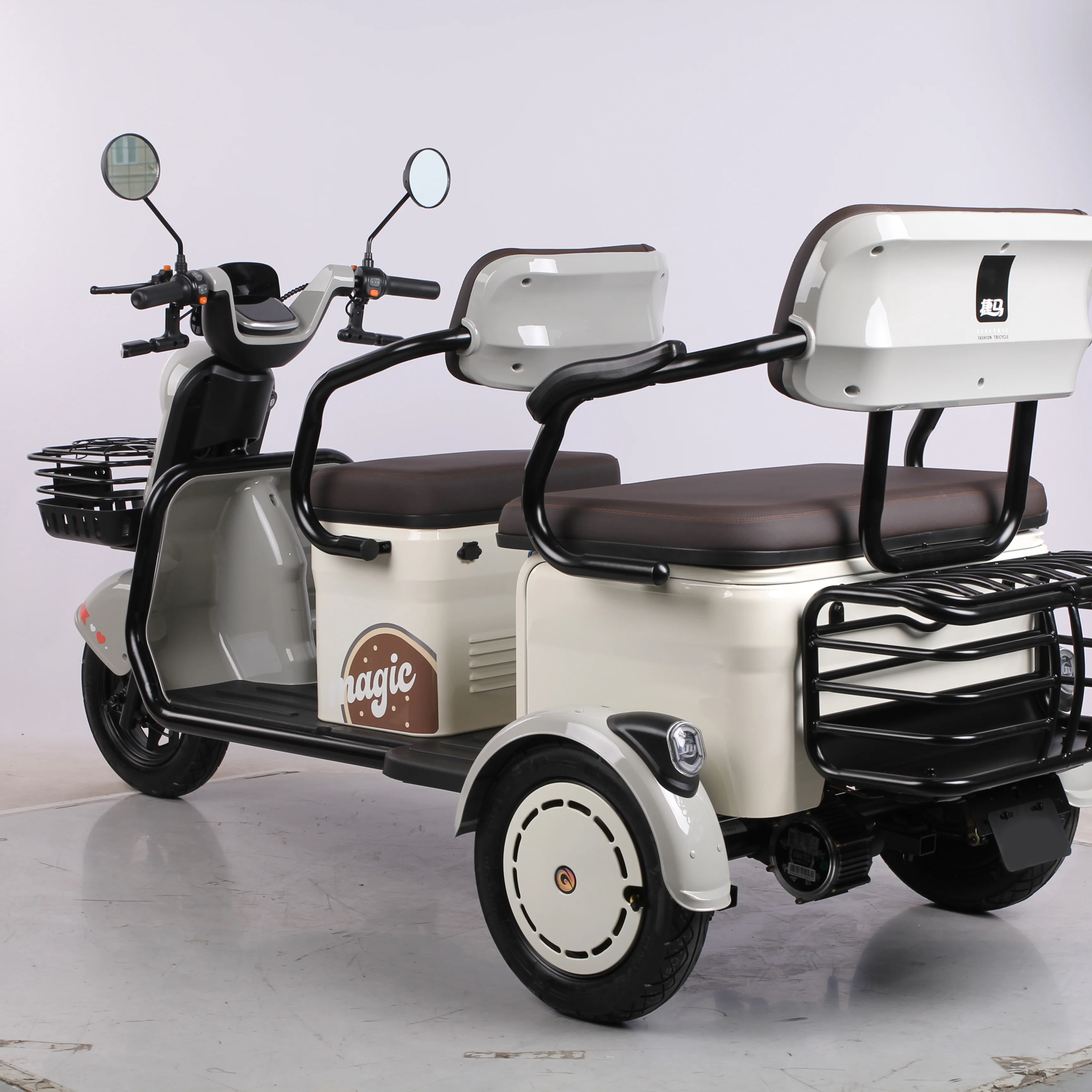 Big power  motor power 3 wheel electric passenger tricycle with EEC approve three