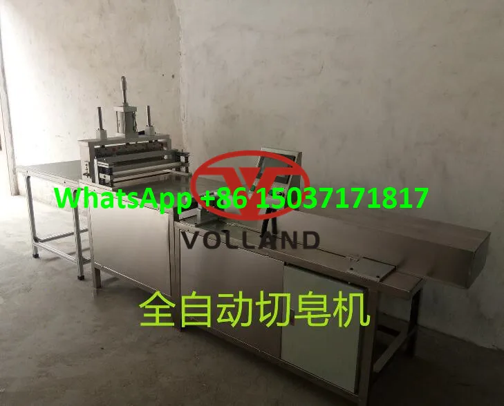 soap bar cutting machine/hotel soap block cutter/automatic soap loaf cutting machine