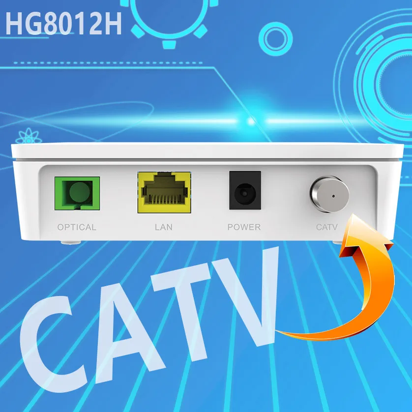 Мини-маршрутизатор GPON ONU ONT CATV модем HG8012H 1GE Lan интернет оптический узел APC FTTH совместимый с ZTE