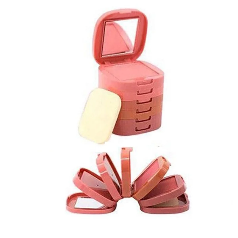 
5 in 1 Powder Foundation Long-lasting Oil Control Repairing Banana Powder Face Powder 