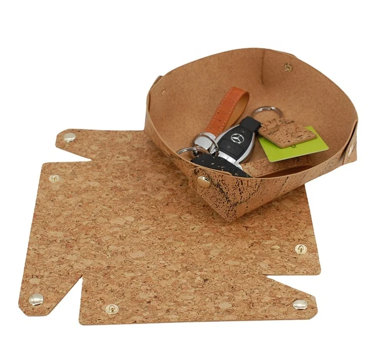  Wholesale Cork Storage Tray High Quality Waterproof Dirty-proof Natural