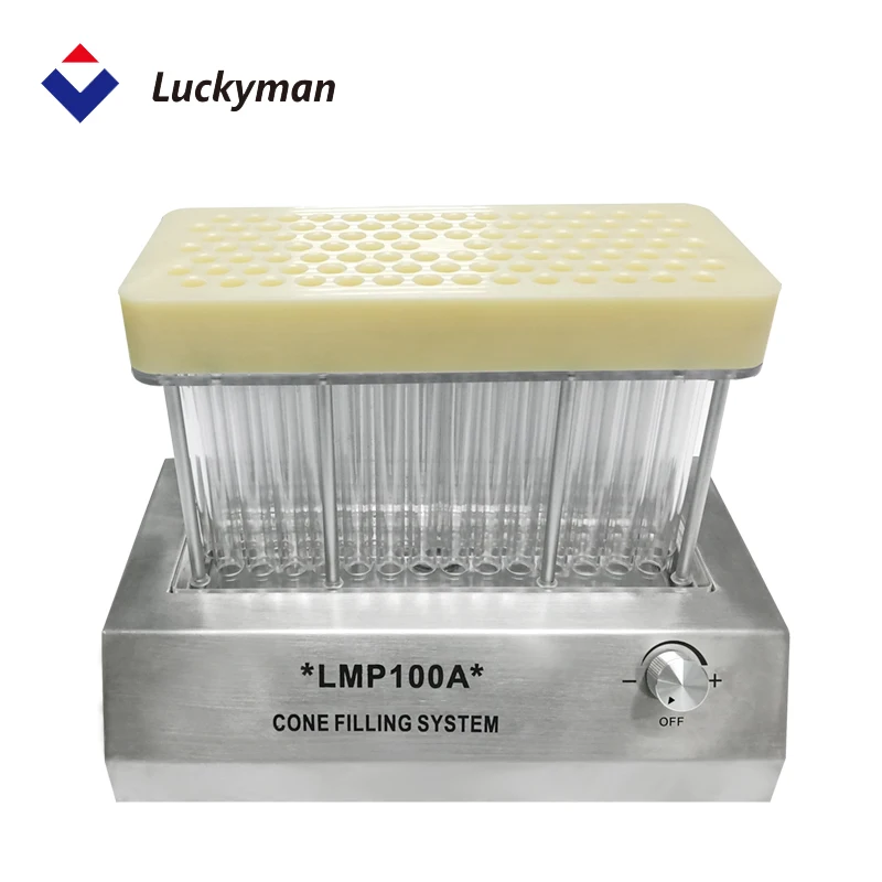 
Luckyman 100pcs King Size Small Industries Cone Filling Machine 109mm Cone Filling Device Preroll Cone Machine 
