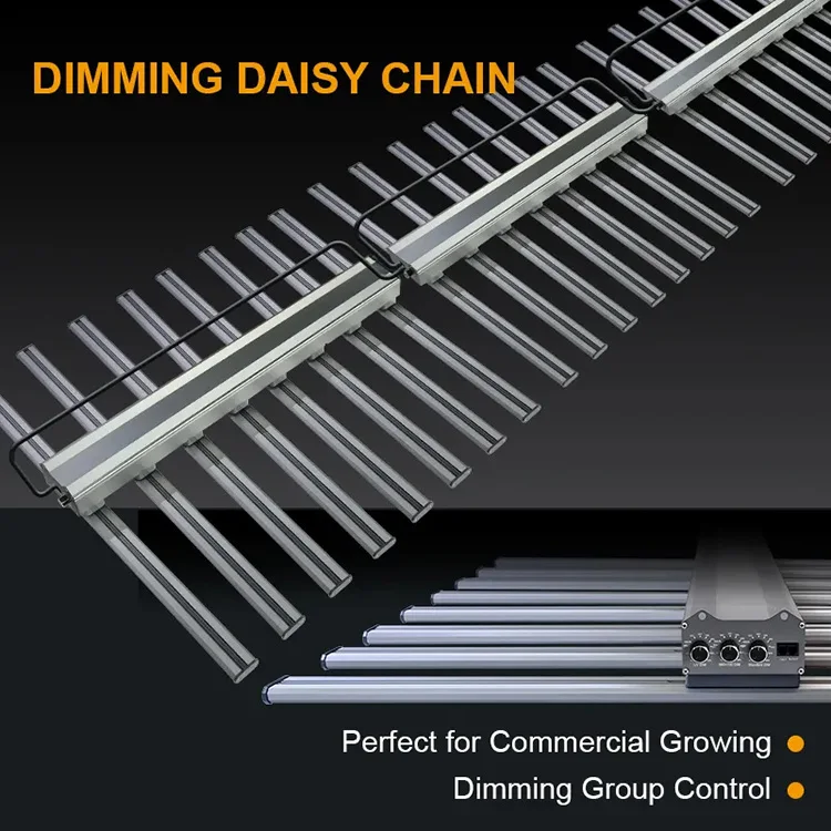 Indoor plant growth lamp dimmable 640w 800w strip uv ir 8 bar LM301B LM301H EVO full spectrum led grow light