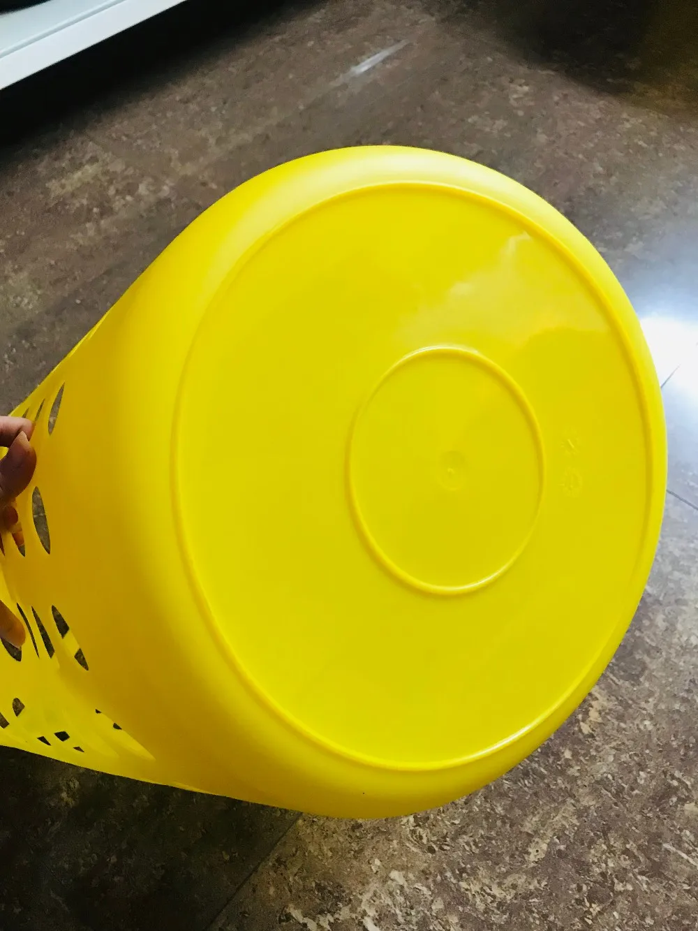 High Quality LDPE Plastic Large Storage Laundry Basket Underwear Dirty Clothes Organizer With Handles