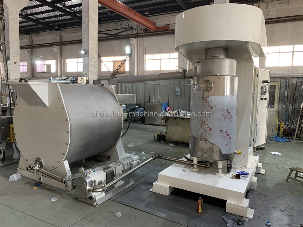 maquina refinadora de chocolate 1ton/batch
