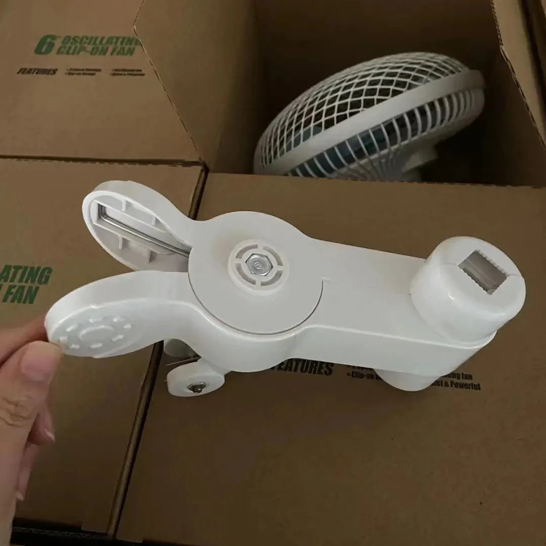 6 Inch Clip Fan  Mini Oscillating Grip Clip Fan For Grow Room Indoor Greenhouse